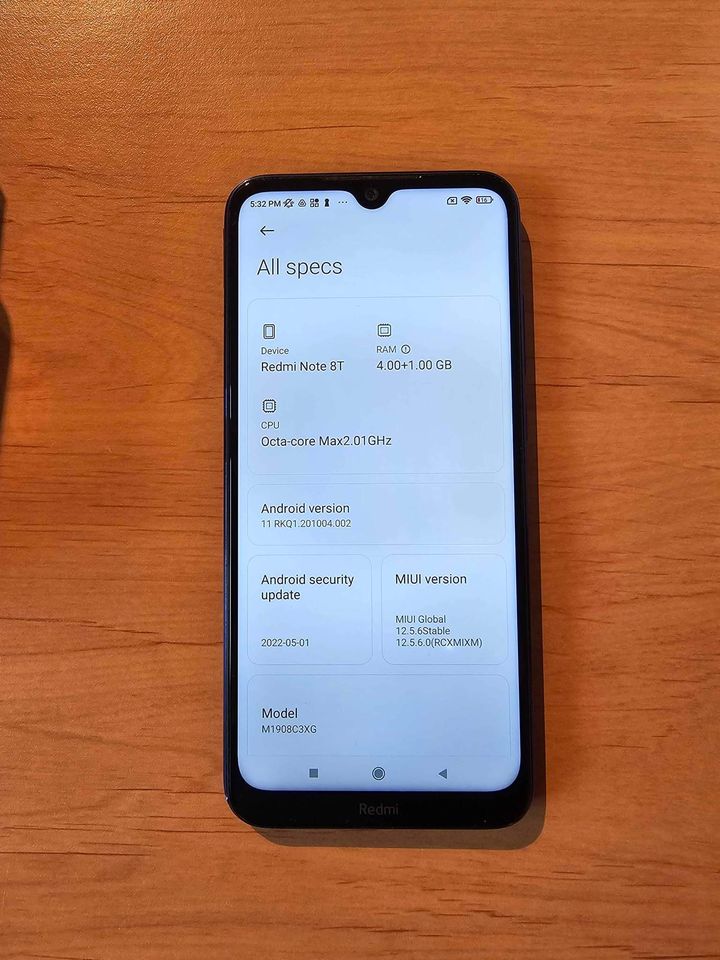 Xiaomi Redmi Note 8T, 4 GB , God