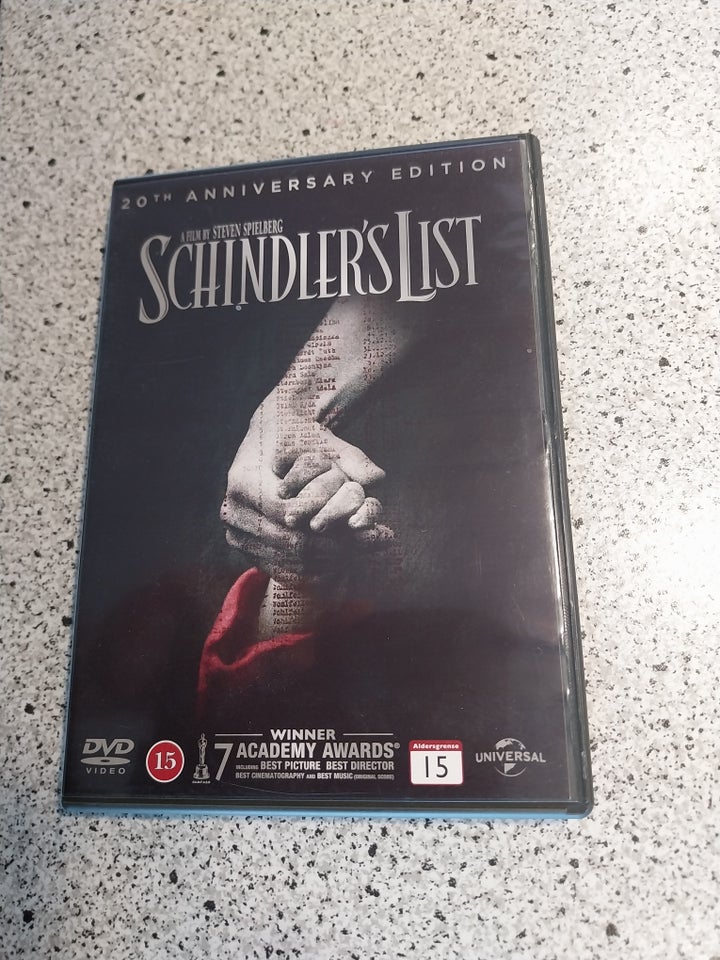 SCHINDLERS LIST, DVD, drama