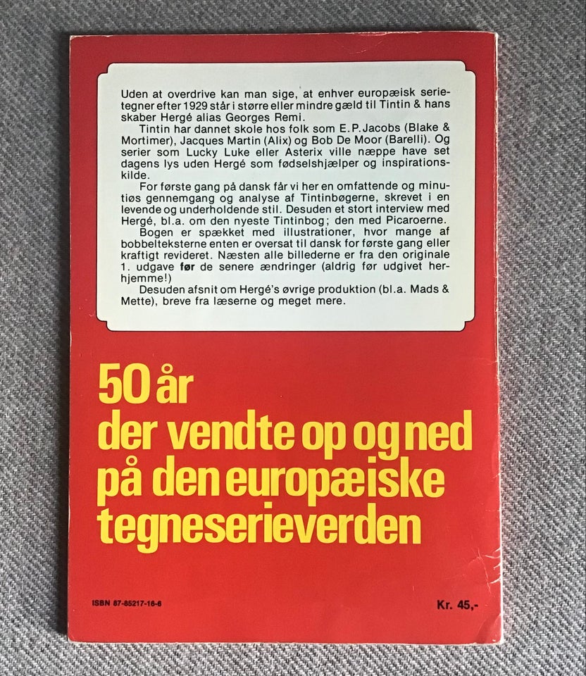 Herge’s oplevelser ( 50 år med