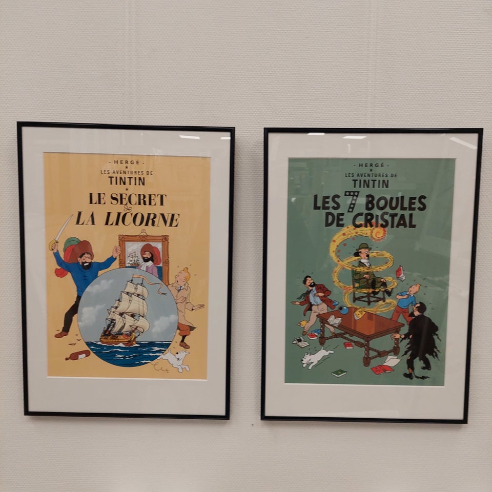 Fede plakater af Hergé motiv: