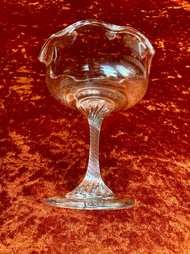 Glas Glas på Fod Vintage