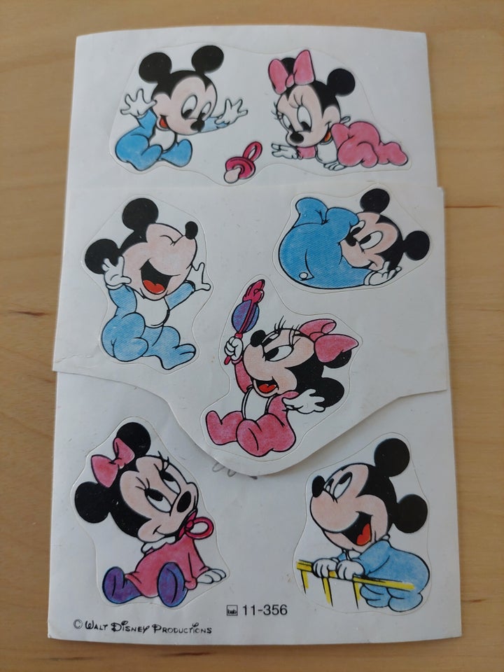 Klistermærker, Mickey og Minnie