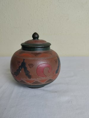 Keramik Lågkrukke Ukendt