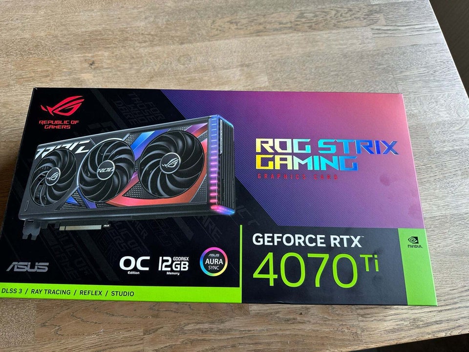 4070 ti OC Asus 12 GB RAM Perfekt