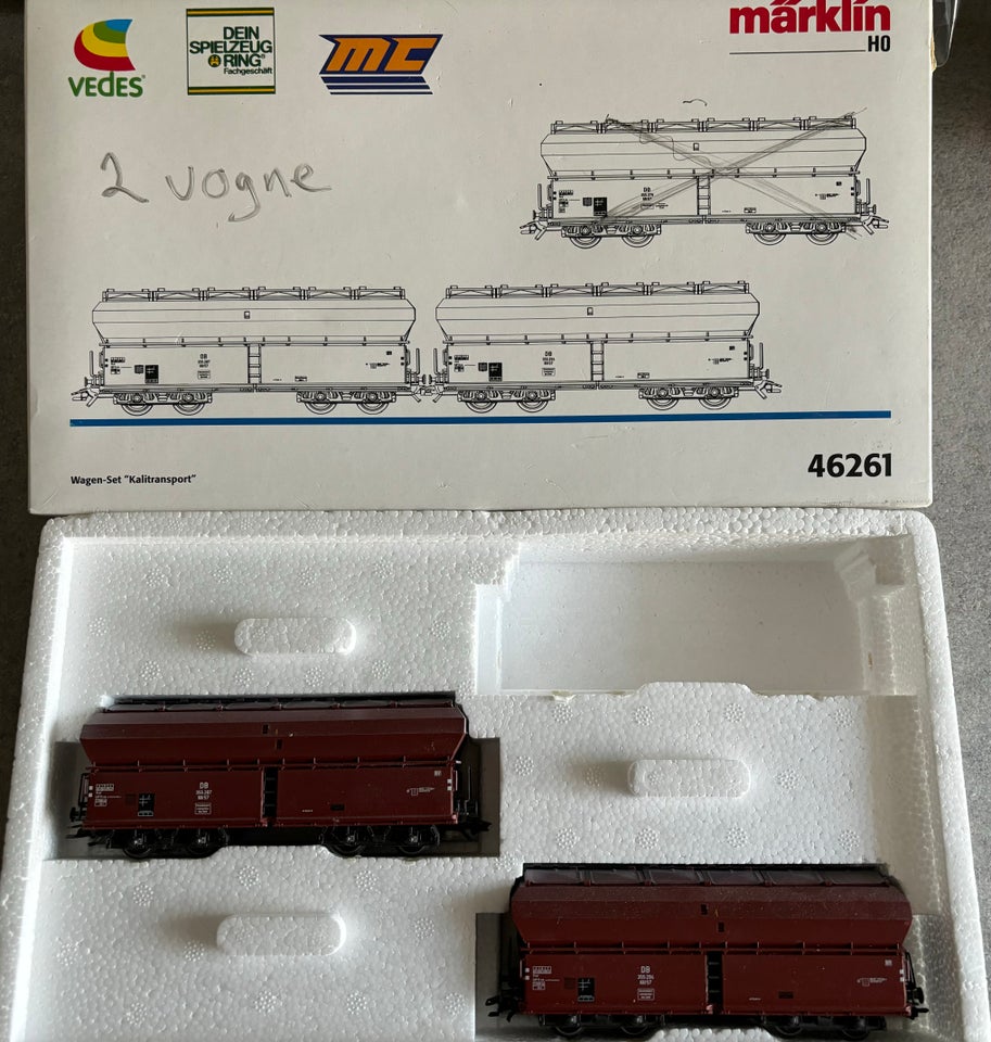 Modeltog, Märklin Tipvogne 2 stk,