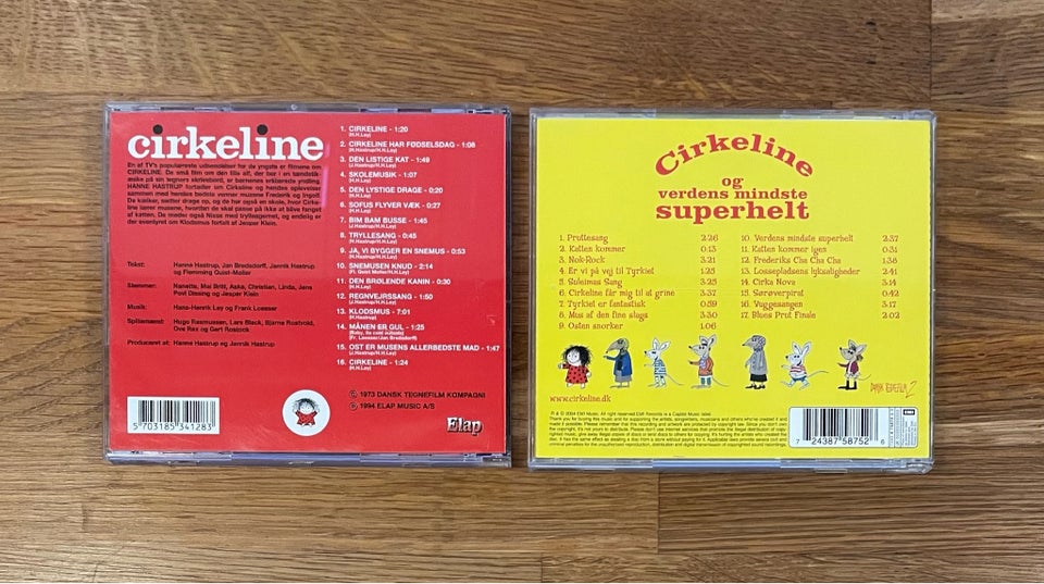 Cirkeline: Div, børne-CD