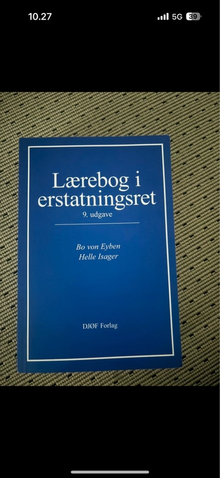 Lærebog i erstatningsret, HA jur