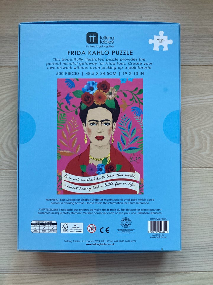 Frida Kahlo 500, puslespil