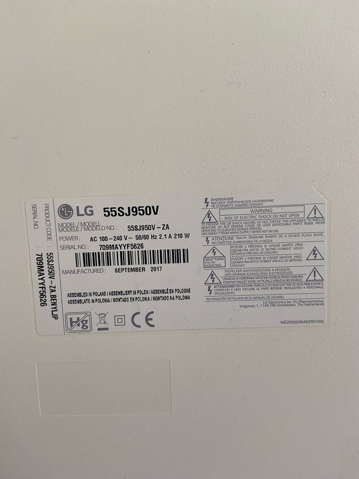 LED, LG, 55SJ950V-ZA