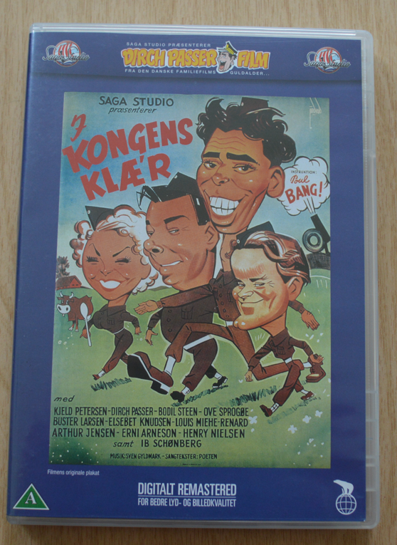 I kongens klæ'r, DVD, komedie