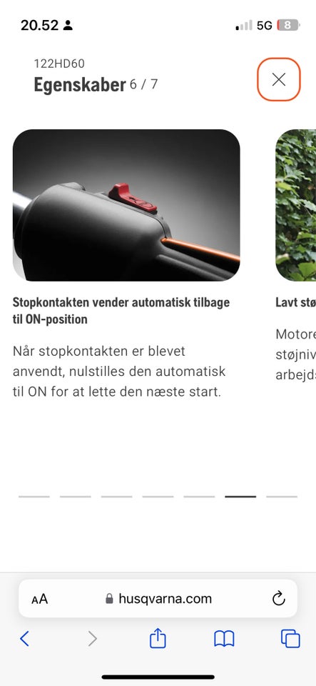 Hækkeklipper Husqvarna