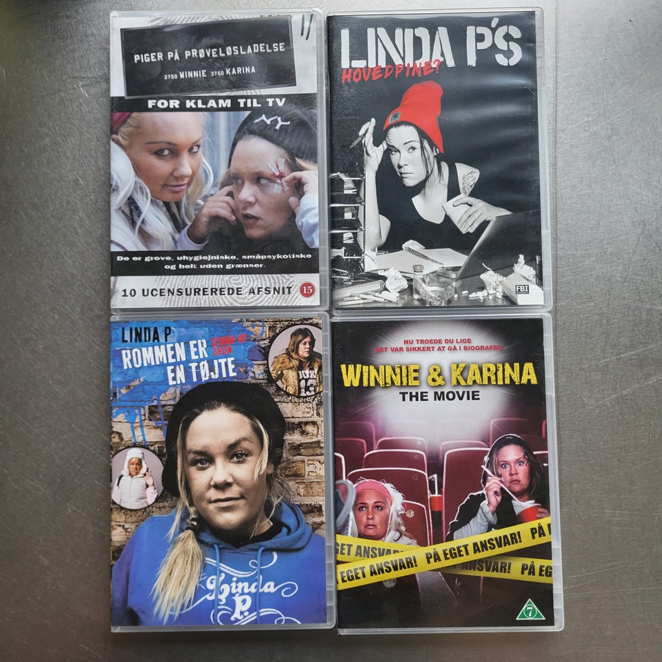 Linda P samling, DVD, komedie