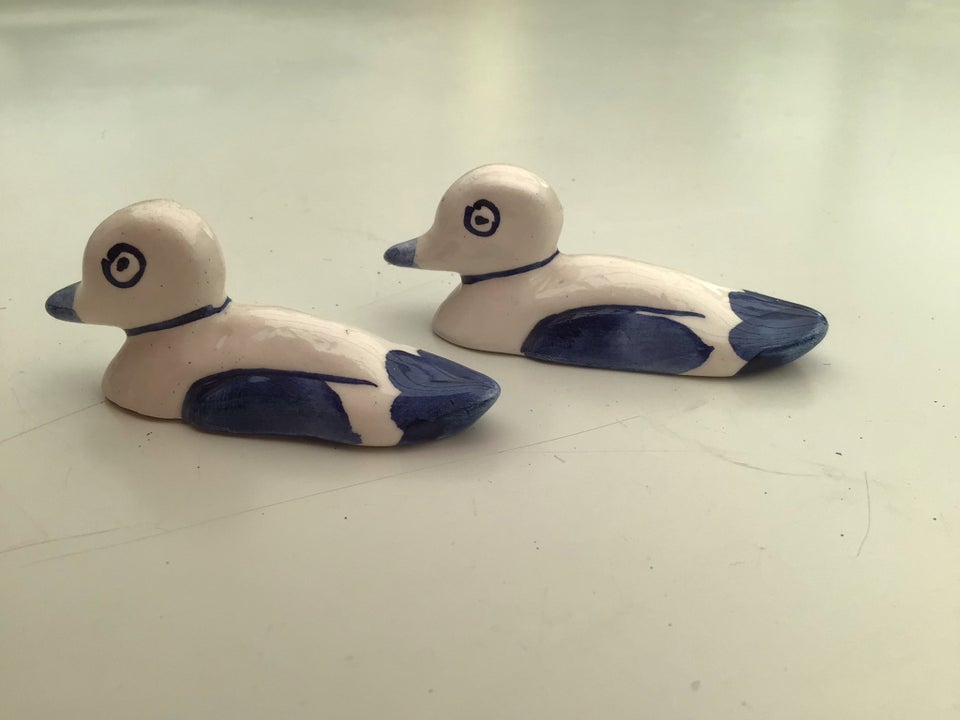 2 ænder Delft porcelæn