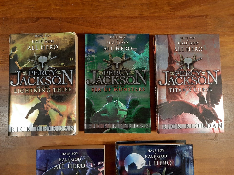 Percy Jackson 1-5 (på engelsk),