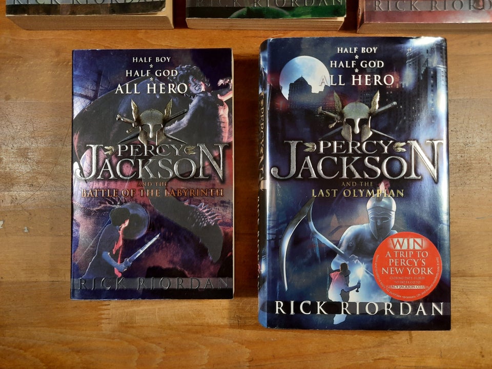 Percy Jackson 1-5 (på engelsk),