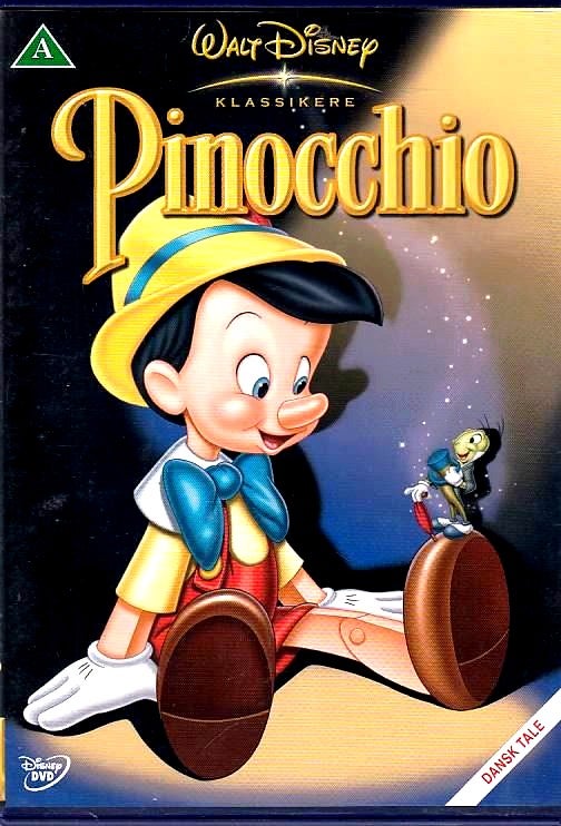 Pinocchio, DVD, tegnefilm