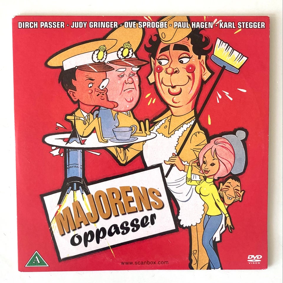 Majorens Oppasser, DVD, komedie