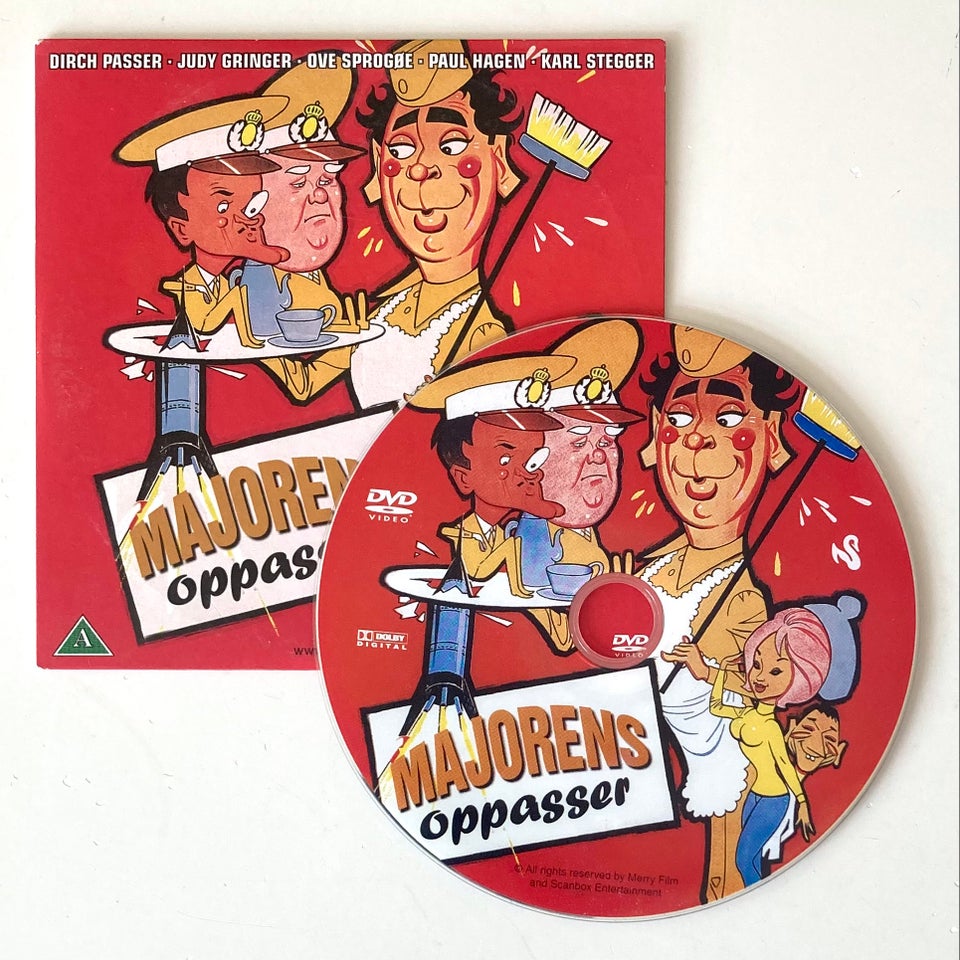 Majorens Oppasser, DVD, komedie