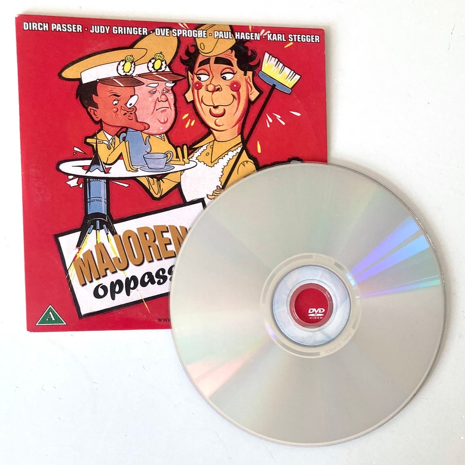 Majorens Oppasser, DVD, komedie