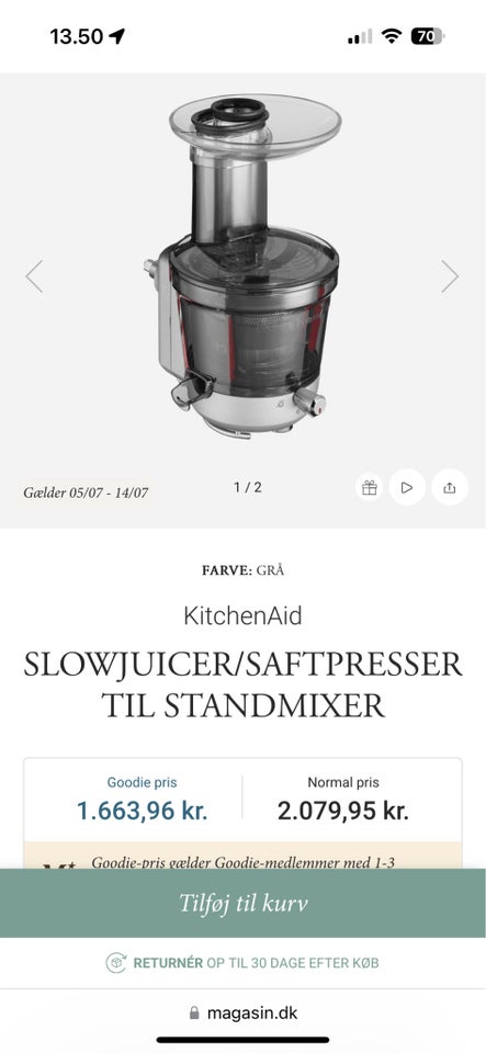 Juicer, Kitchen aid