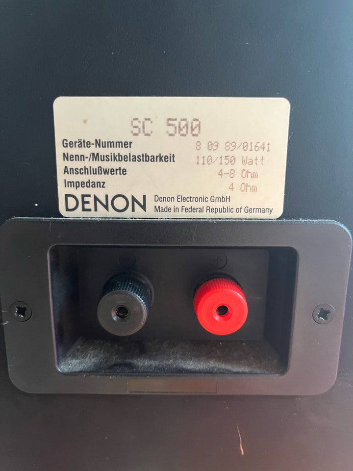 Højttaler, Denon, SC 500