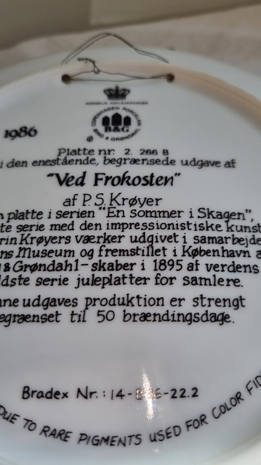 Platte Bing og Grøndahl 1986