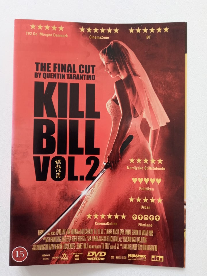 Kill Bill Vol 2 DVD action