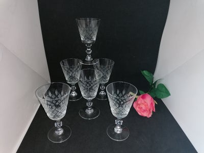 Glas Hvidvins krystalglas