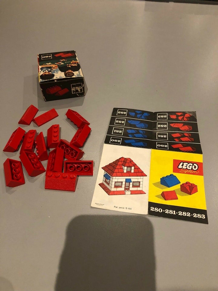 Lego System 280 MED KASSE OG