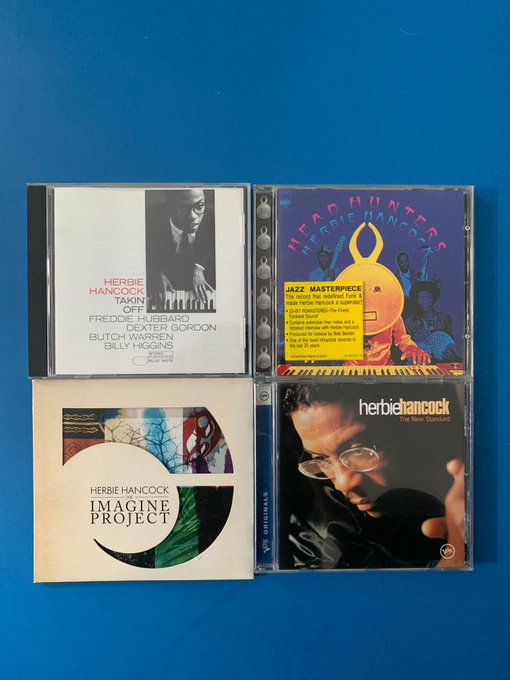 HERBIE HANCOCK: 4 CD ALBUMS, jazz