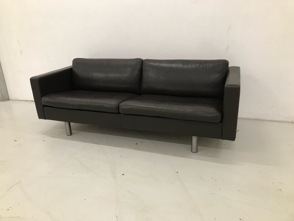 Sofa, læder, 3 pers.