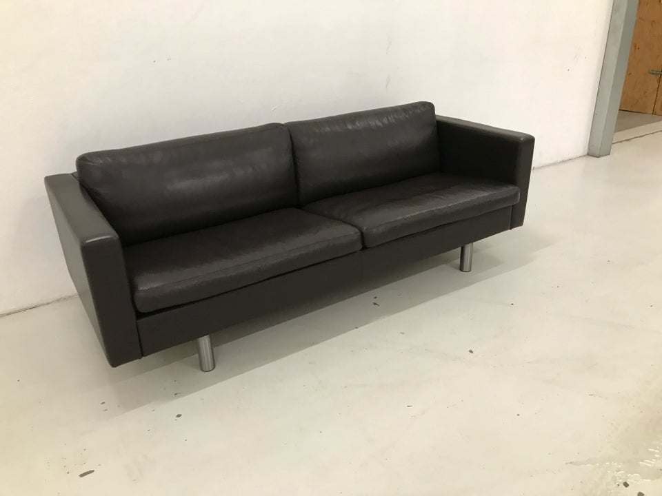 Sofa, læder, 3 pers.