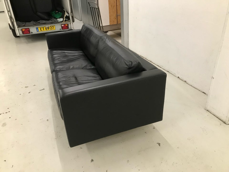 Sofa, læder, 3 pers.