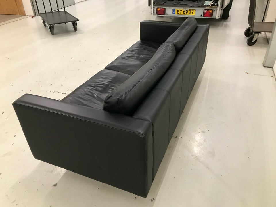 Sofa, læder, 3 pers.