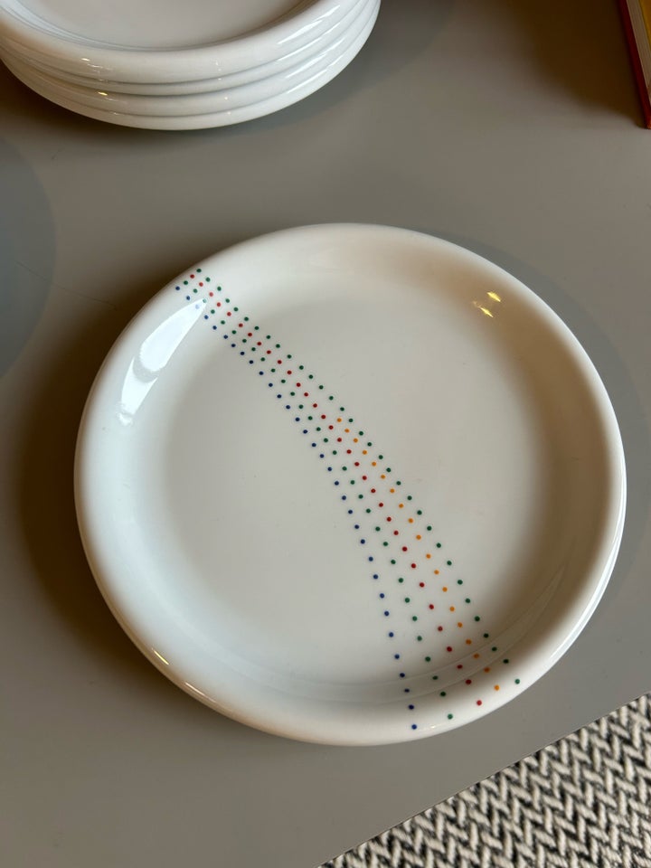 Porcelæn, 6 frokosttallerkner,