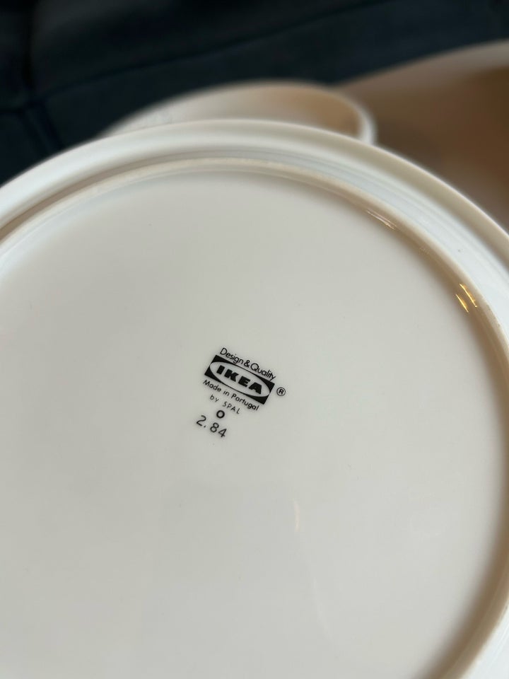 Porcelæn, 6 frokosttallerkner,