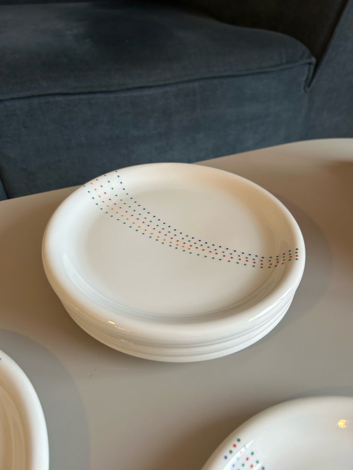 Porcelæn, 6 frokosttallerkner,