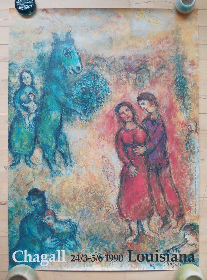 Plakat Marc Chagall motiv: "Fest