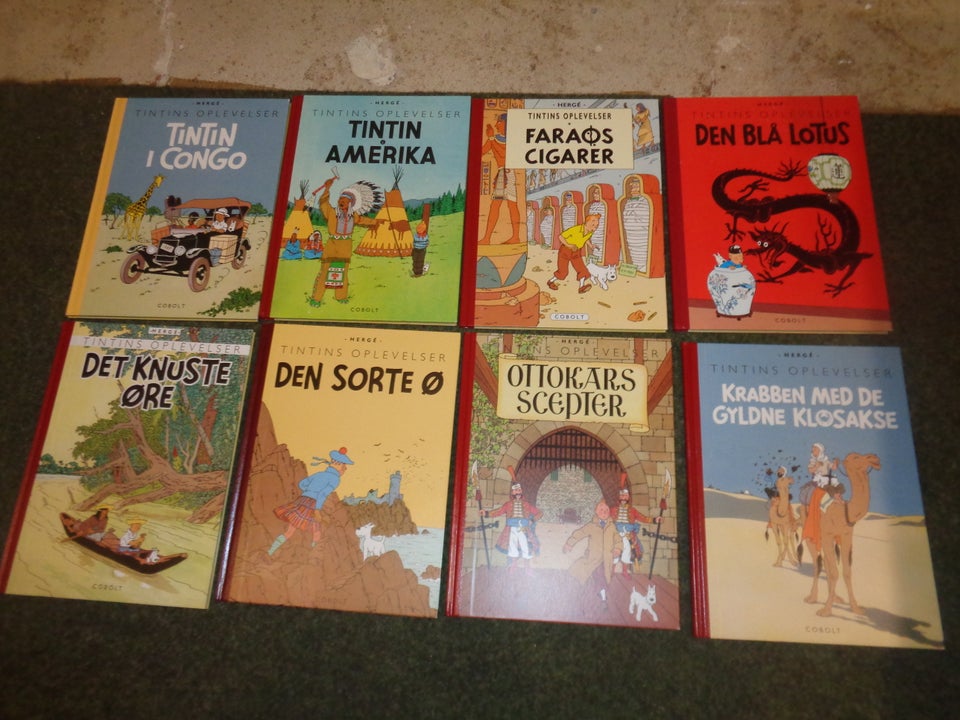 Tintin Faksimile samling 1-22