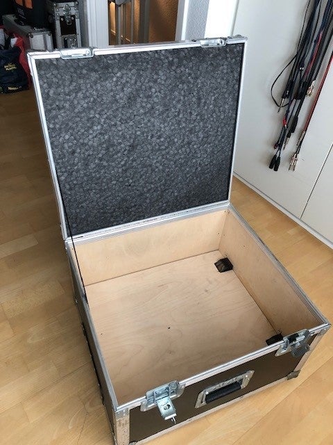 Rejsetaske m/hjul, Flightcase, b: