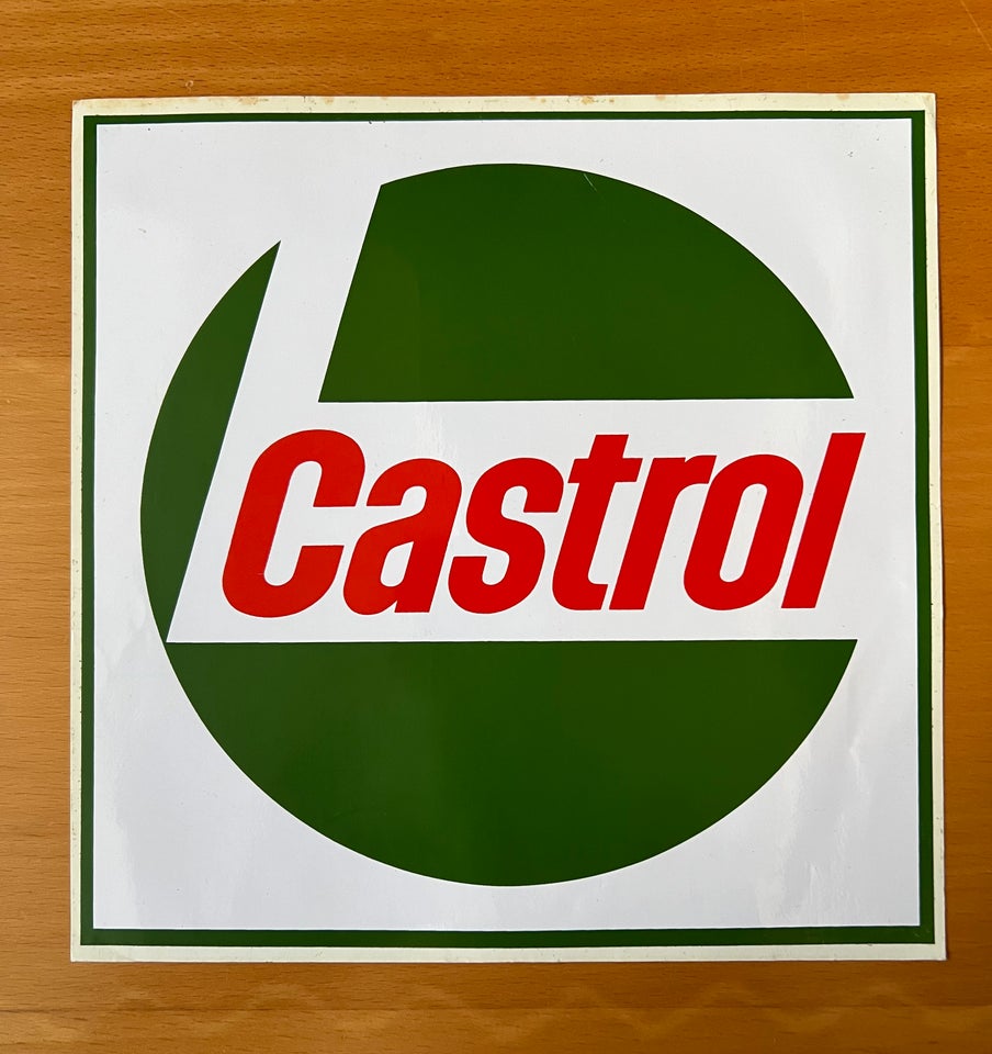 Klistermærker, Castrol