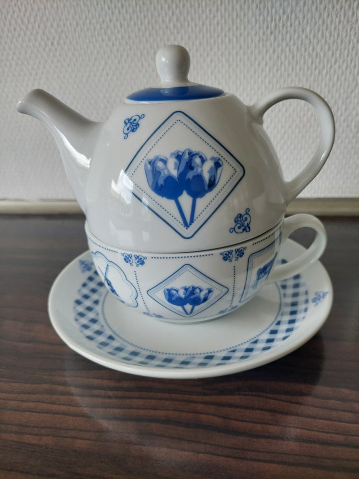 Porcelæn Tekande med kop