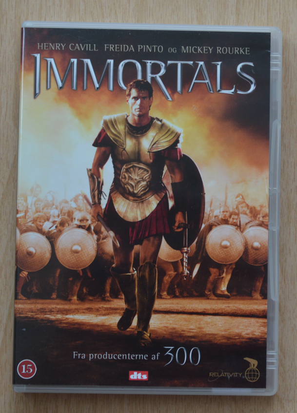 Immortals, DVD, action