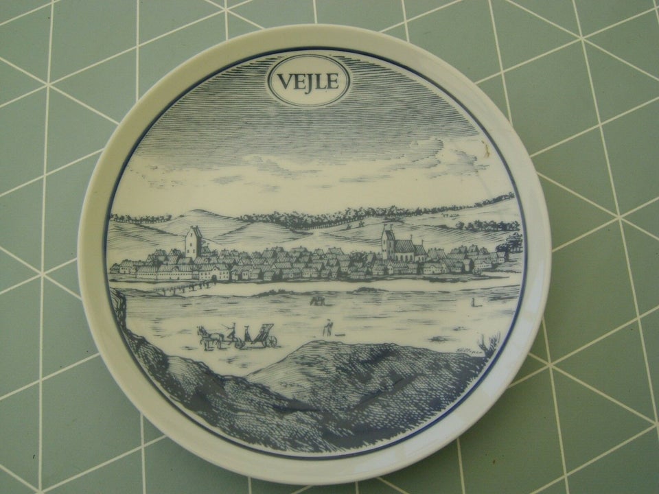 Vejle platte Svane Porcelæn