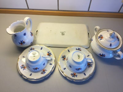 Porcelæn Et fad sukkerskål