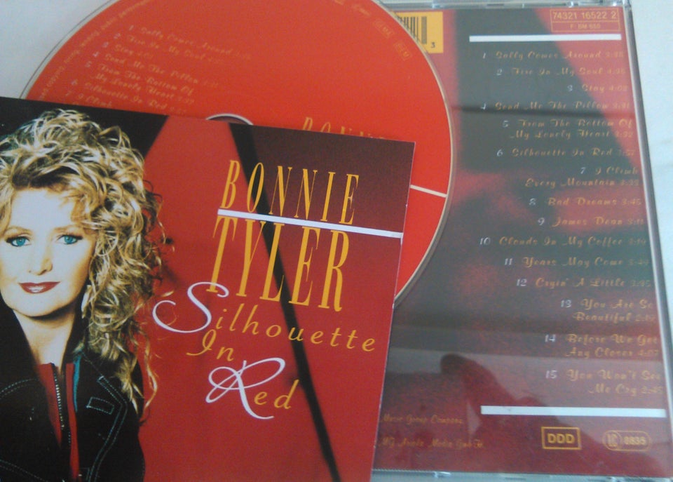 BONNIE TYLER : 4 titler stk. 25 kr.,