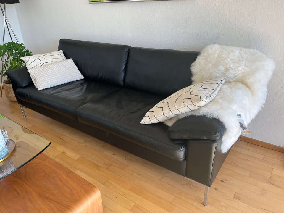 Sofa læder 3 pers