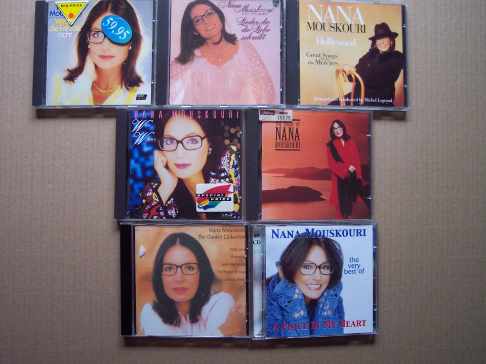 NANA MOUSKOURI CD sælges :  pop