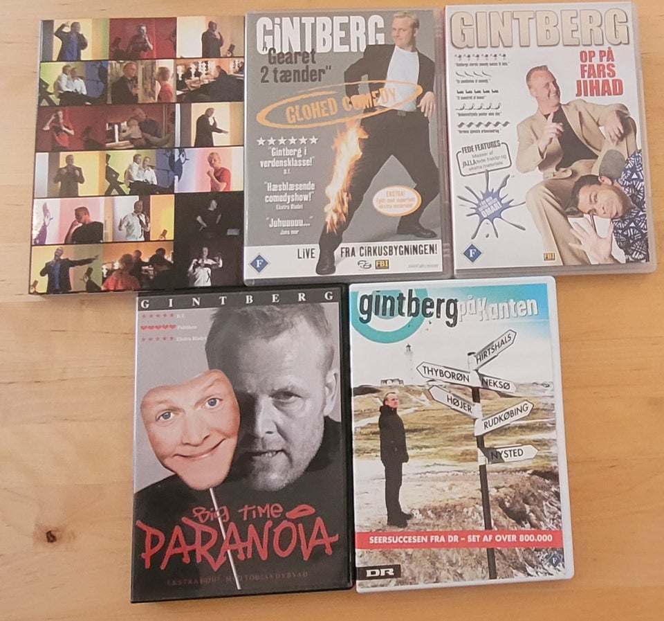 Komedy, instruktør Gintberg, DVD