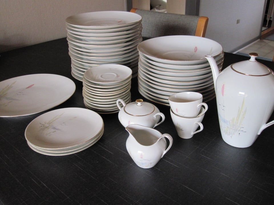 Porcelæn, kaffestel og spisestel